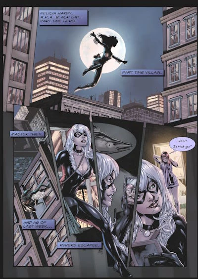 Sample Art – Spider-Man – Nine Lives to Go