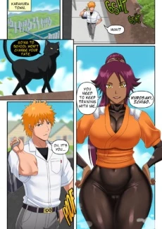 Yoruichi Comic0001
