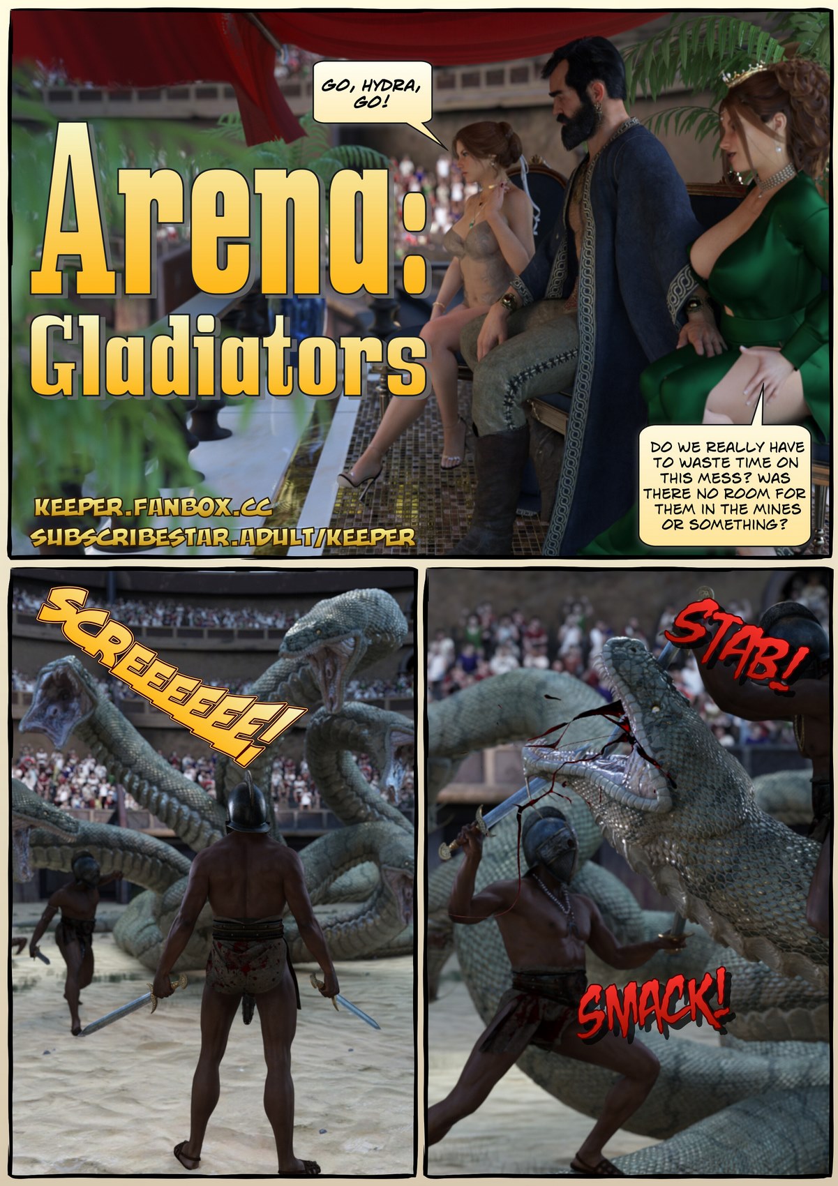 Keeper - Arena - Gladiators | 18+ Porn Comics