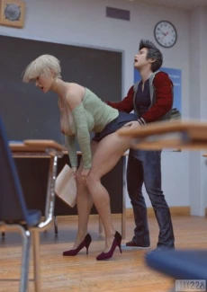 Horny teacher (4)