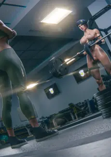 Jill and Sheva Gym Session (6)