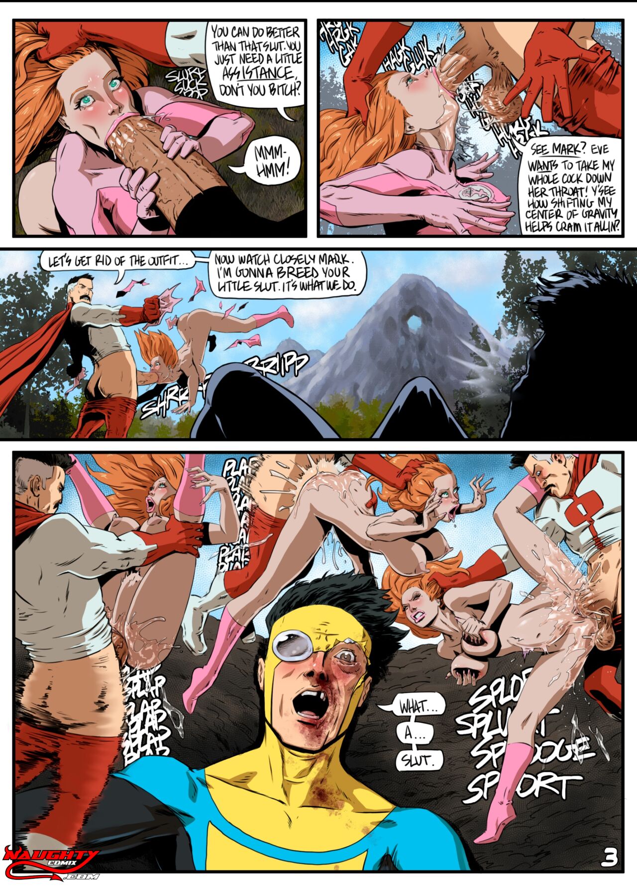 Slideshow invencible comic online 
