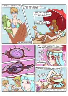 Blue, Stuffed on the Beach0003