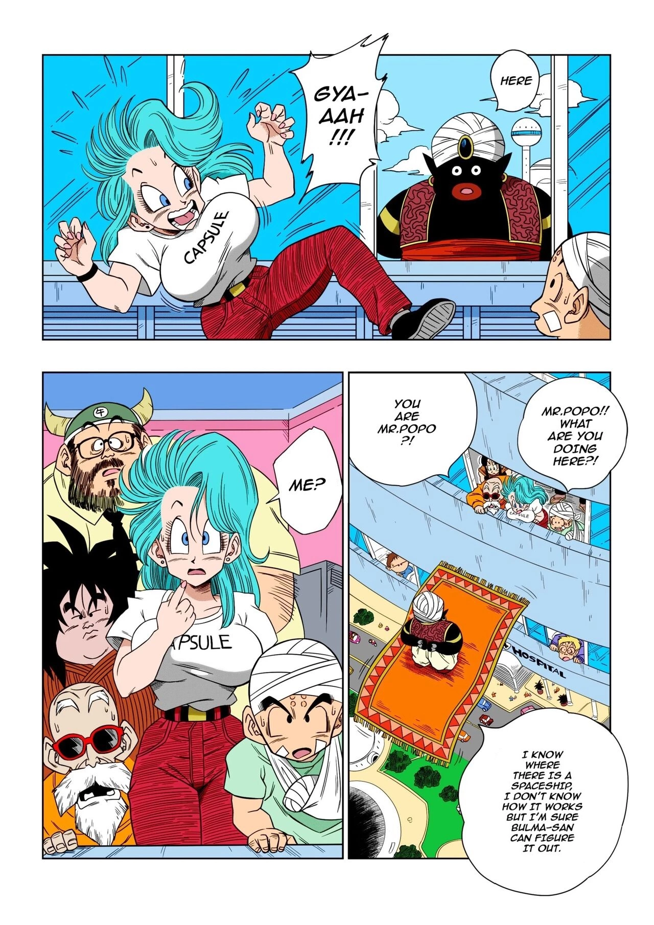 Witness Bulma's wildest fantasies brought to life by Yamamoto