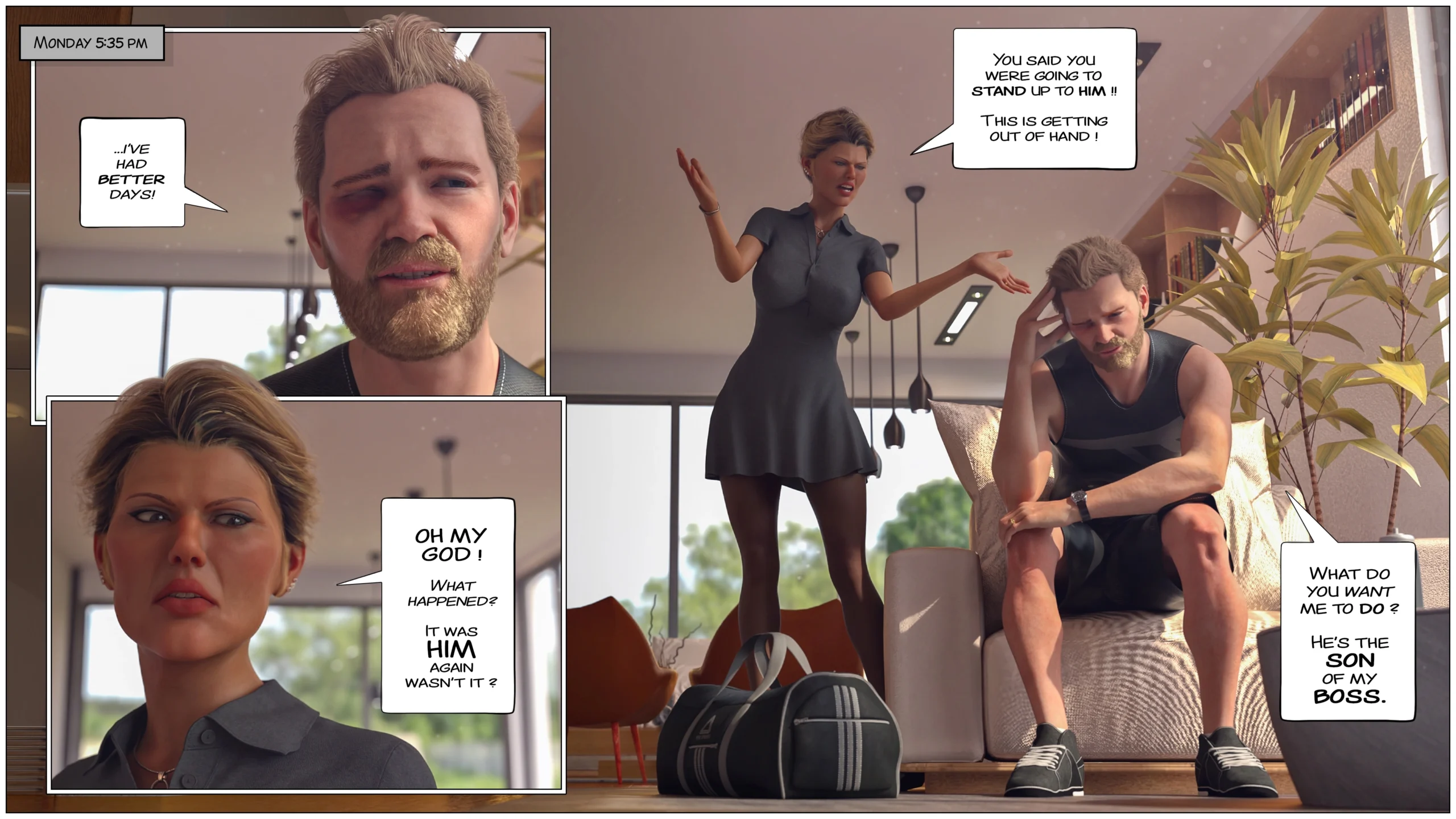 Tab109 - Cuckolded by the Bully | All Best Porn Comix