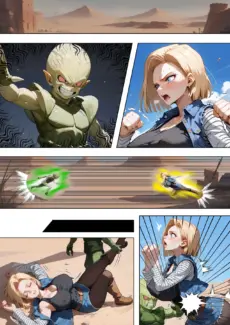 Do Android18 Birth Saibaiman’s Child (6)