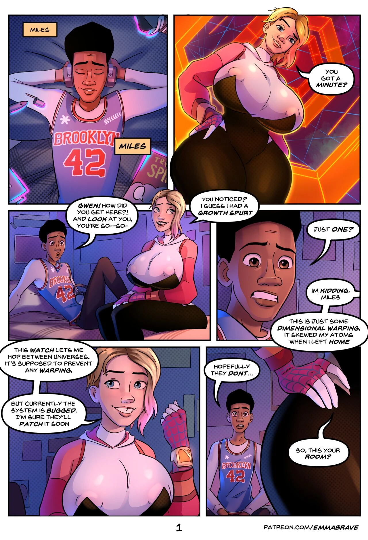 Spider man into the spiderverse porn comics