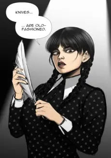 Kusujinn - The Addams Family - Wednesday Addams