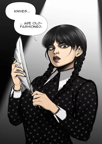 Kusujinn - The Addams Family - Wednesday Addams