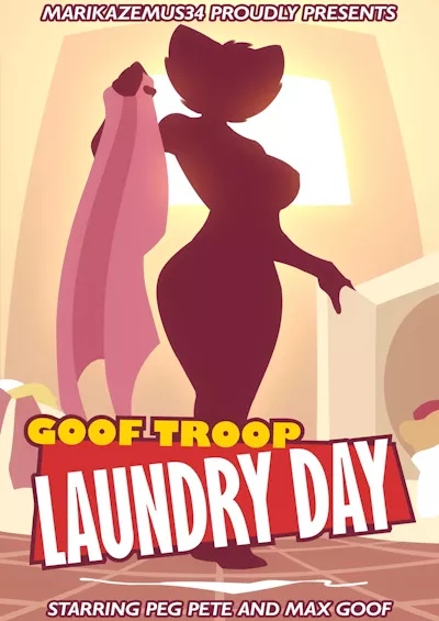 Goof Troo- Laundry Day by [MarikAzemus] Cartoon sex