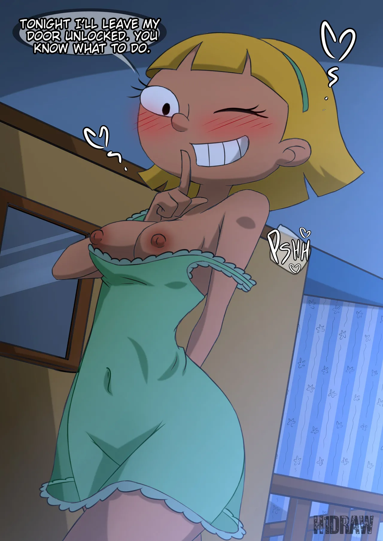 Hey Arnold – Olga Pataki – Open Door – by h1draw