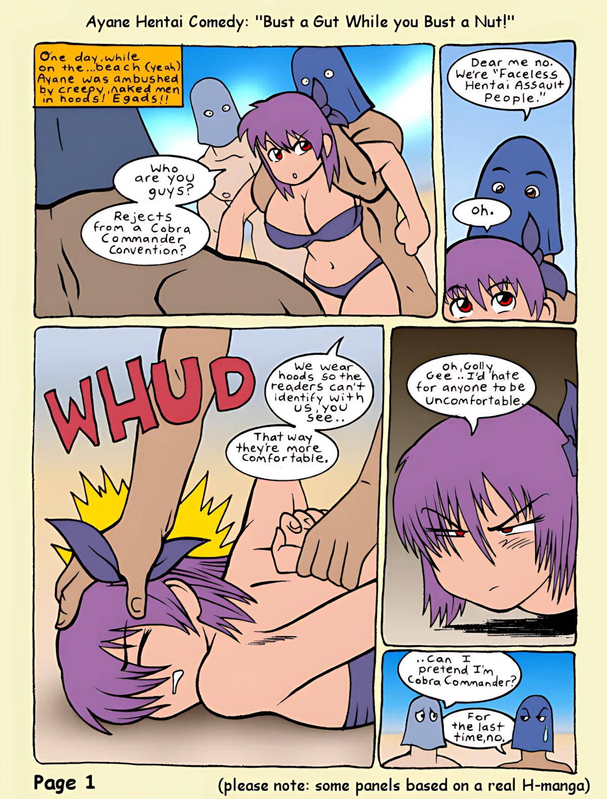 Ayane Hentai Comedy ”Bust a Gut While you Bust a Nut” (Dead or Alive)