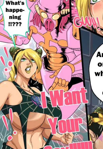 “I Want Your Sex” (Kuyo Jolyne stand fight)