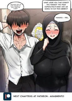 Affair with my hijab aunt 10015