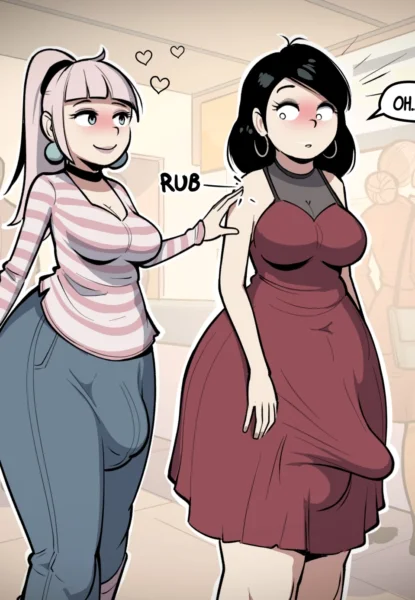 Lewdua – Magali and Chloe dating